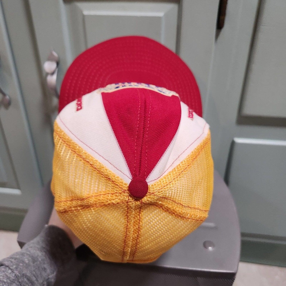VTG 1984 NFL Washington Redskins Super Bowl XVIII Mesh Trucker Snapback Hat Cap - Picture 9 of 12